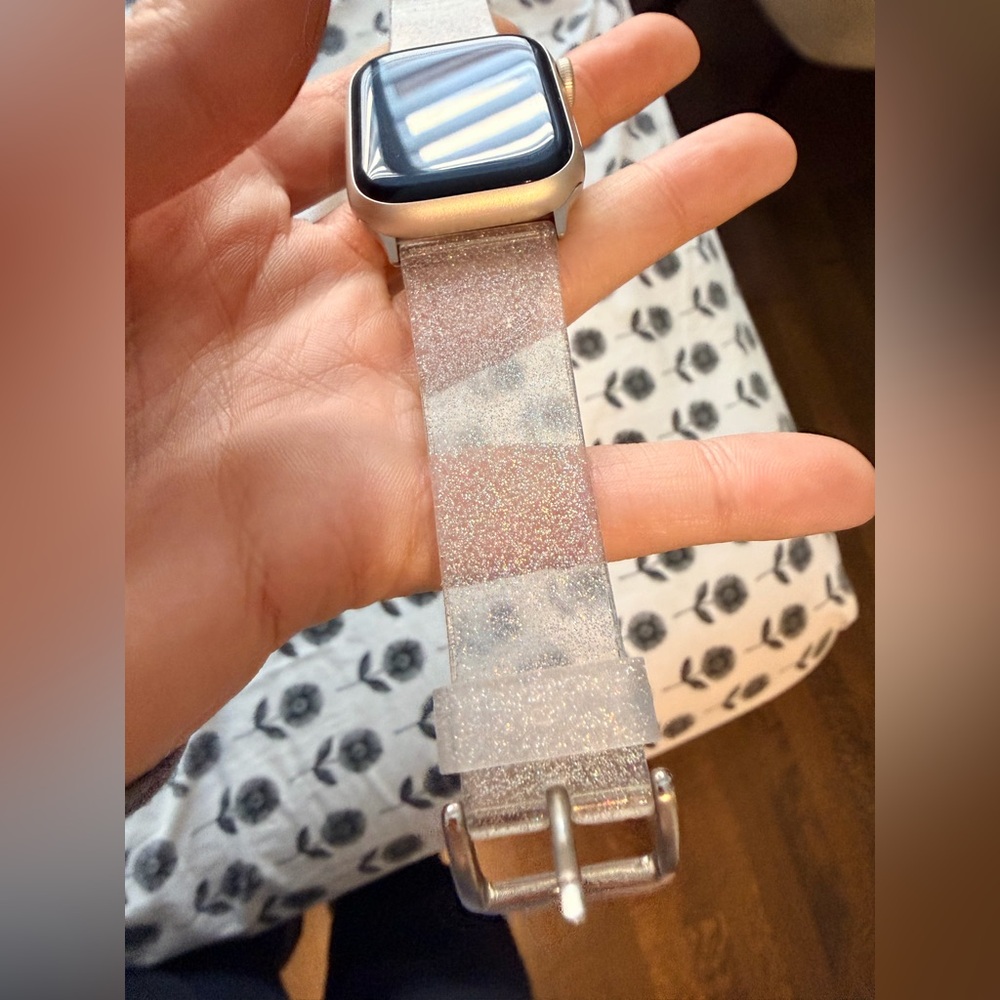 Apple Watch Series 7 Starlight Aluminum Case 41mm With Apple bands Working Order - Picture 7 of 14